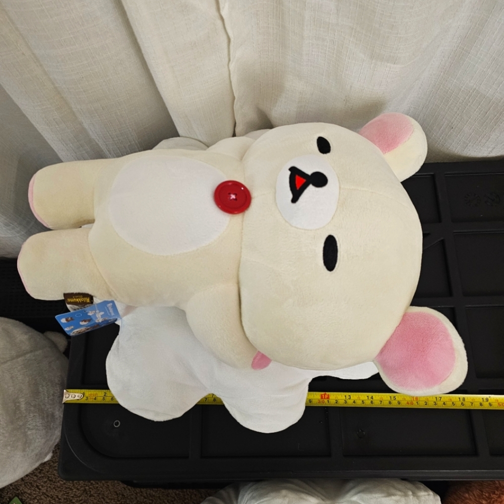 san-x Rilakkuma korilakkuma bear with white cloud plush new with tag 17"